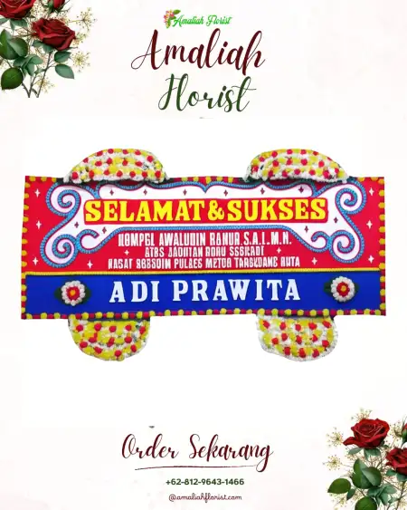 Papan Bunga Ucapan Selamat Margotohu Kidul